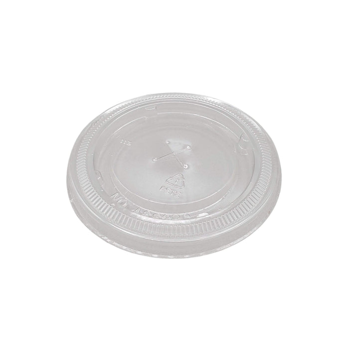 Disposable Lid - Plastic - Flat Lid - Clear - Straw Slot - Fits 16 oz (1000)
