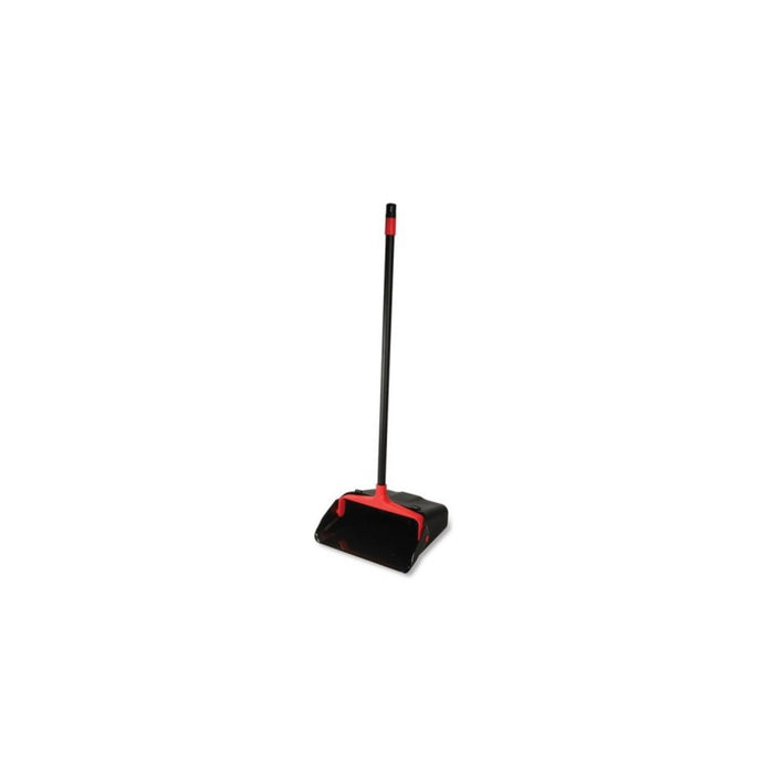 Lobby Dust Pan With Rear Wheels - MaxiPlus - Red & Black - 13 in (1)