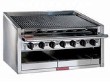 MagiKitch'n APM-RMB-636, 36" Countertop Gas Charbroiler, Radiant, 105,000 Btu