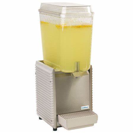 Crathco D15-4, Single 5 Gallon Refrigerated Juice & Beverage Dispenser