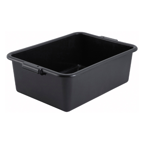 Utility Bin / Dish Box - Standard Weight - Black - 20.5x15x7 (1)