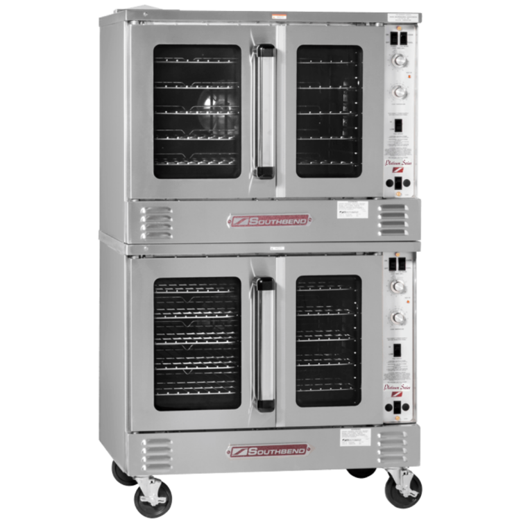 Platinum Double Convection Oven, Electric 11KW Each, Standard Depth, Standard Controls, Independent Doors – 22KW, 240V, 1PH