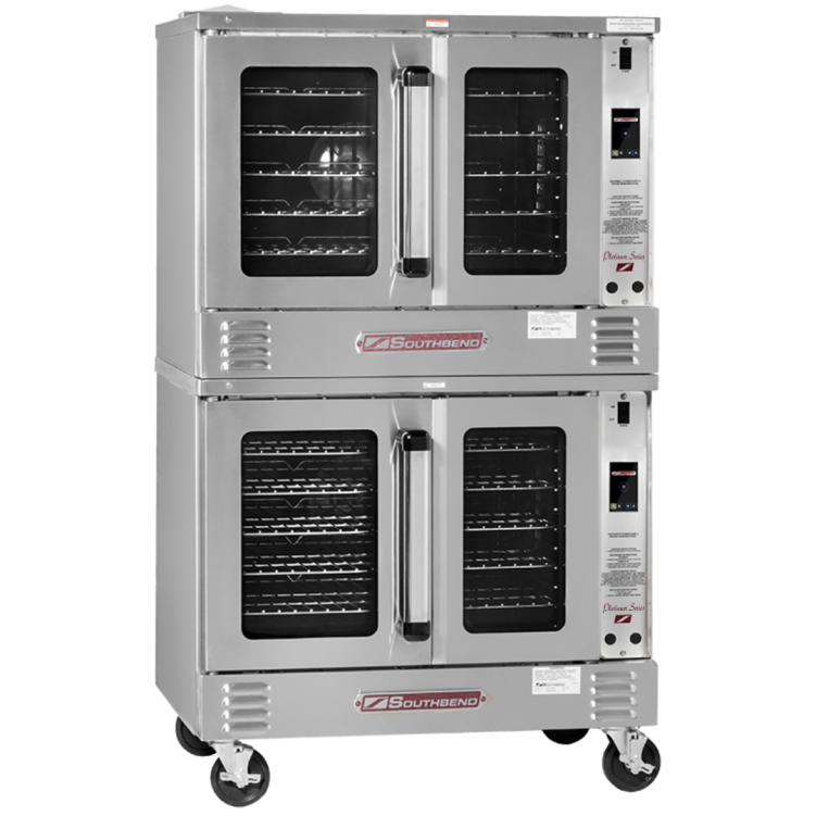 Platinum Double Convection Oven, Gas 50,000 BTU’S Each, Standard Depth, Touch Controls, Independent Doors – Liquid Propane, 100000 Total BTU