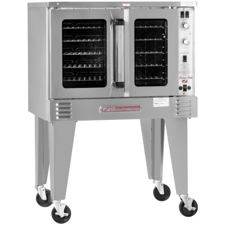 Platinum Single Convection Oven, Gas 70,000 BTU’S, Standard Depth, Standard Controls, Independent Doors – Natural Gas, 70000 Total BTU