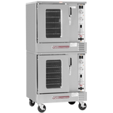 Platinum Double Convection Oven, Half Size, Electric 7.5KW Each, Standard Depth, Standard Controls, Ventless – 7.5KW, 208V, 1PH