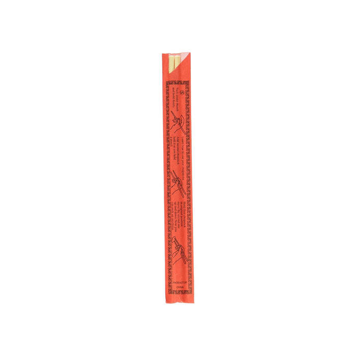 Chopsticks - Bamboo - Panda - Red Sleeve - 9.4 in (1000)