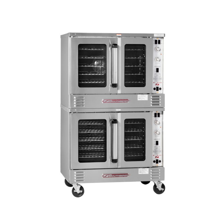 Platinum Double Convection Oven, Electric, 7.5KW Each, Bakery Depth, Standard Controls, Dependent Doors, Ventless – 15KW, 208V, 3PH