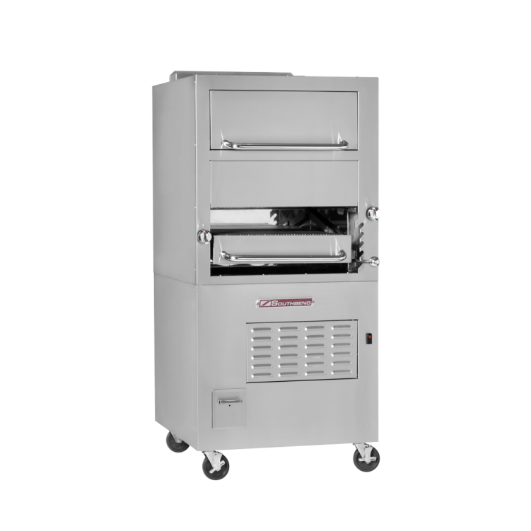 34″ Upright Electric Broiler Single Deck With Warming Oven – 240V, 3Ph