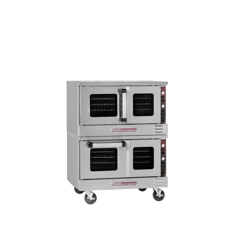TV-Series Low Profile Electric Convection Oven Double Deck With Standard Controls
