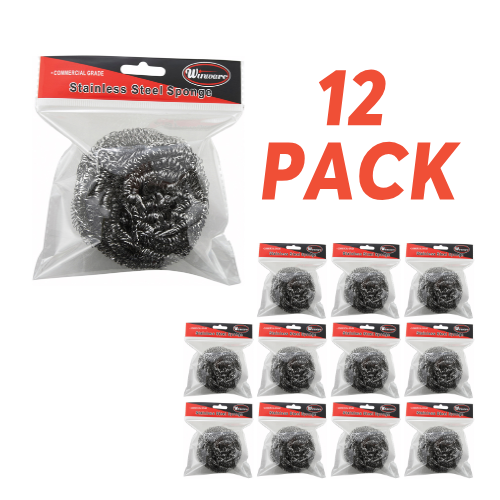Scrubbing Sponge - Stainless Steel - 50 gram Sponge (12)