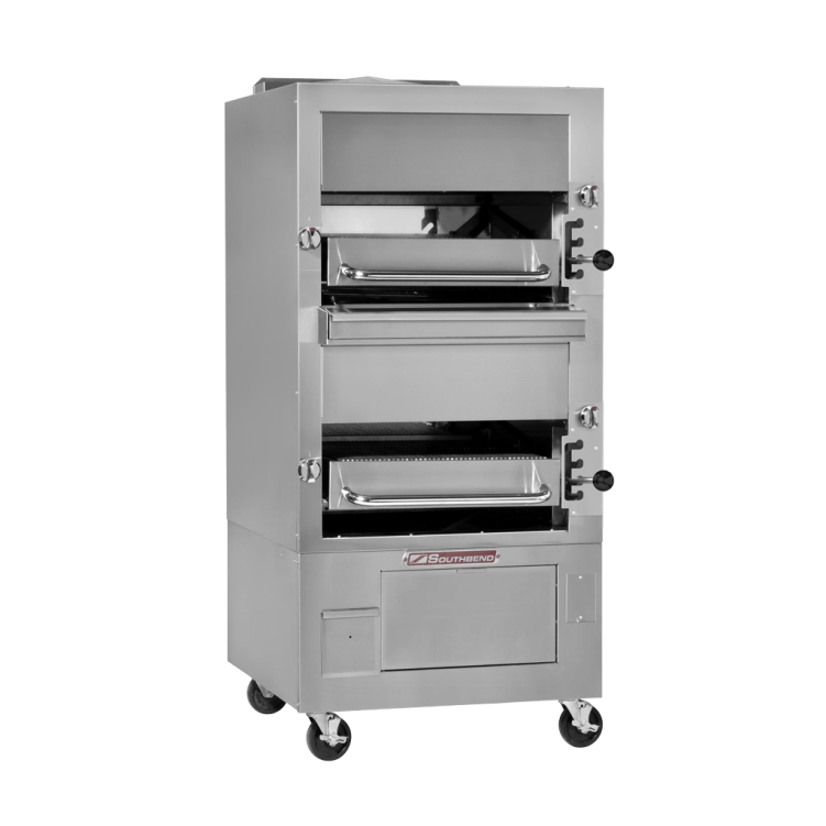 34″ Upright Radiant Broiler Gas Double Deck – Liquid Propane, 220000 Total BTU