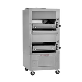 34″ Upright Radiant Broiler Gas Double Deck – Liquid Propane, 220000 Total BTU