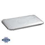 Disposable Pan Lid - Aluminum - Fits 1/2 Size (100)