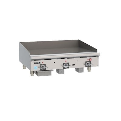 Vulcan 36RRG Commercial Countertop Gas Griddle – 82500 BTU/Hr