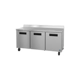 Hoshizaki WR72A-01, Refrigerator, Three Section Worktop, Stainless Doors with Lock