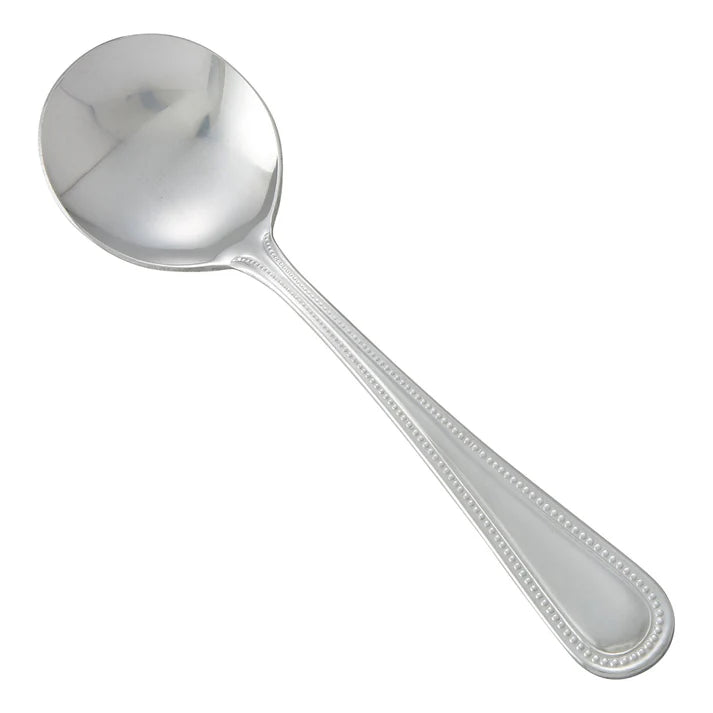 0005-04 - Dots Bouillon Spoon, 18/0 Heavyweight