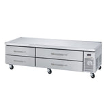 Blue Air BACB86M-HC, 86-inch 4 Drawers Marine Edge Refrigerated Chef Base, 17.2 Cu. Ft.