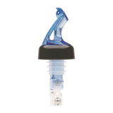 BMP-5150B - Bar Maid 1-1/2 oz "Premium Pour" Measured Pourers, Black Collar with Flip Top, 12 Pieces/Pack