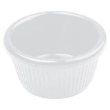 RFM-1W - Melamine Ramekin, Fluted - White, 1-1/2 oz