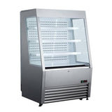 Admiral Craft BDVACM-320/SS, 36-inch Stainless Steel Diamond Vertical Air Curtain Merchandiser, 11 Cu.Ft.