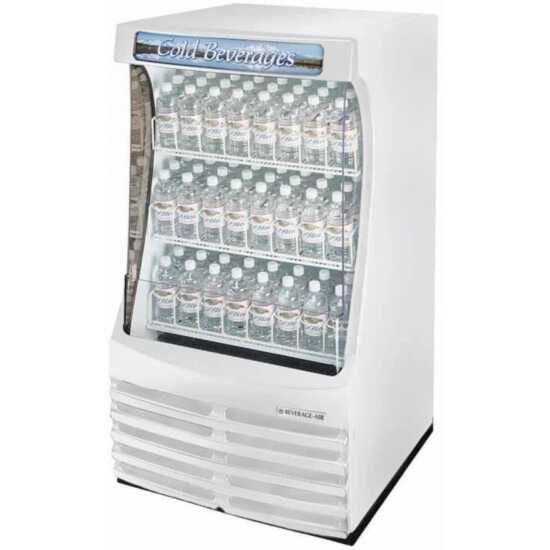 Beverage-Air BZ13-1-W 30" White Breeze Open Refrigerated Display Case