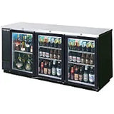 Beverage Air - BB78G-1-B - Glass Door Back Bar Cooler 79