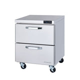 Blue Air BLUR28-D2-HC, 28-inch 2 Drawers Undercounter Refrigerator, 7 Cu. Ft.