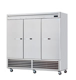 Blue Air ВЅF72-HC, 81-inch 3 Solid Door Bottom Mount Reach-In Freezer, 72 Cu. Ft.