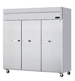 Blue Air BSR72T-HC, 81-inch 3 Solid Door Top Mount Reach-In Refrigerator, 81 Cu. Ft.