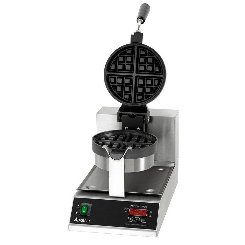 Adcraft BWM-7/R, 7-Inch Round Belgian Waffle Maker
