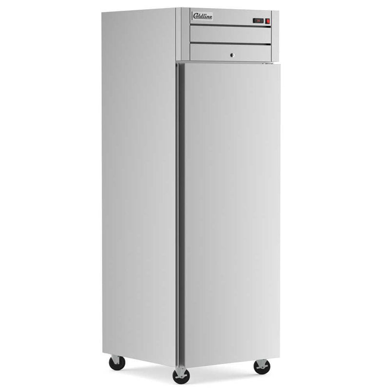 Coldline C-1FF-TM, 29-Inch Solid Door Commercial Top Mount Reach-In Freezer