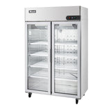 2 Door Glass Reach-In Freezer