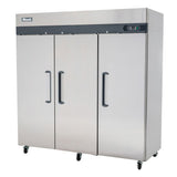 3 Door Reach-In Refrigerator