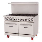 8 Burner Range, (2) Ovens, Liquid Propane
