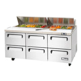 72″ – 18 Pans, Sandwich Prep Table