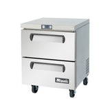 27″ Under-counter & Work Top Refrigerator with Drawers