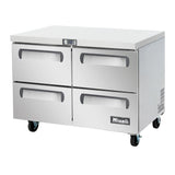 48″ Under-counter & Work Top Refrigerator with Drawers