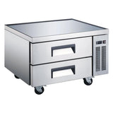 Coldline CB36, 36-inch 2 Drawer Stainless Steel Refrigerated Chef Base