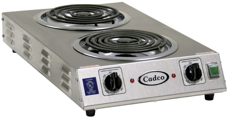 CDR-2TFB Hot Plate (Double, with Tubular Elements, Front to Back) 220V