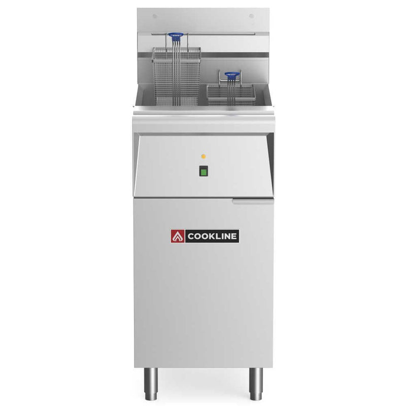 Cookline CF-40E-240-3, 40 lb. Electric Floor Fryer-240V, 3 Phase