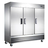 Coldline C-3FE 81-inch Triple Solid Door Reach-In Freezer