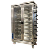 Pegasus CR-8G, Gas Chicken Rotisserie Oven With 8 Spits - 126,250 BTU