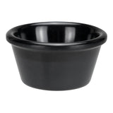 RP-2K - Melamine Ramekin, Plain - Black, 2 oz