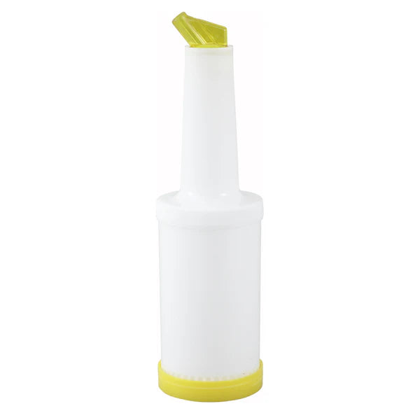 PPB-2Y - Liquor/Juice Pour Bottle - 2 Quart, Yellow