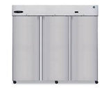 CR3B-FS, Refrigerator, Three Section Upright Full Stainless Door, Full Stainless Doors