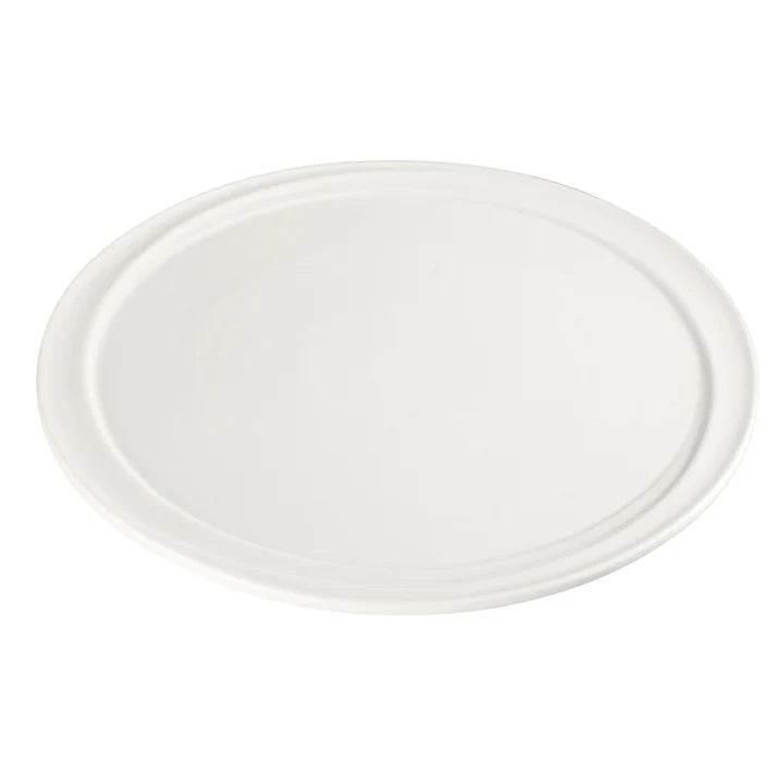 WDP007-101 - Mazarri 10" Dia Porcelain Round Plate - Bright White (12 pieces/case)