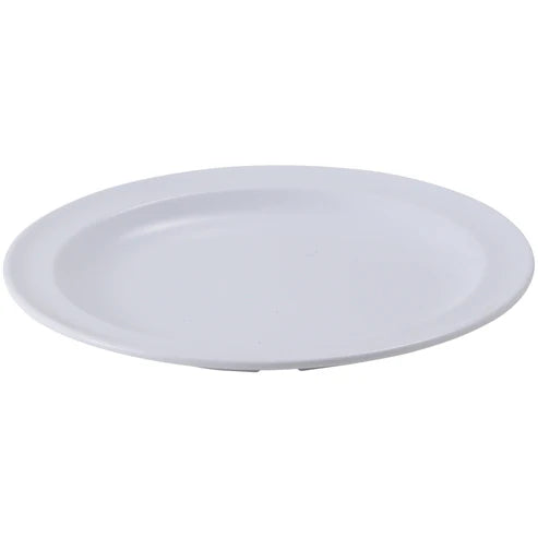 MMPR-8W - Melamine 8" Round Plates - White