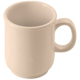 MMU-8 - Melamine 8 oz Boulbous Mugs - Tan