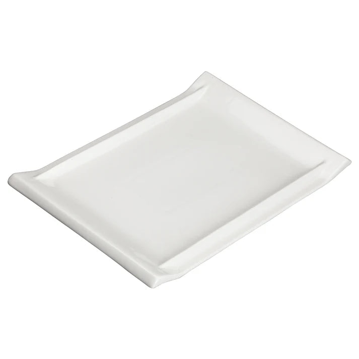 WDP017-114 - 15-5/8" x 10-5/8" Porcelain Rectangular Platter, Bright White, 12 pcs/case