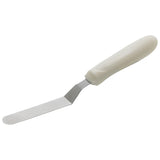 TWPO-4 - Spatula with Offset, White Polypropylene Handle - 3-1/2